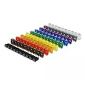 Delock Kabelmarker Clips 0-9 Farbig 100-teilig, Kabelclip
