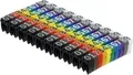 Delock Set Kabelmarker-Clips - Grau, Schwarz