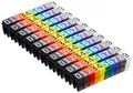 Delock Kabelmarker Clips 0-9 farbig 100-teilig