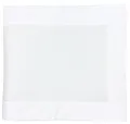 TupTam Bettumrandung Babybett 3D Mesh Nestchen – Gitterstäbe Schutz Netz 2er, Farbe: Weiß, Größe: ca. 128 x 30 cm (für Babybett 140x70)