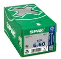 SPAX Senkkopf T30 Teilgewinde, 6x60, WIROX, 4CUT, 100 Stk
