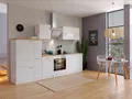 Küche Küchenzeile Küchenblock Einbauküche Weiß  Malia 300 cm Respekta