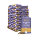 Miscanthuspellets Einstreu Pellets Miscanthus Tier Streu Pellet Für Großtier Kleintier Pferde Stall Box Paddock 15kg x 65 Sack 975kg / 1 Palette