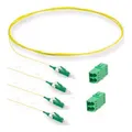 Corning Pigtail + Kupplung SET LCAPC 4/2Duplex BAT-PSY-22RT