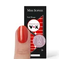 Original Miss Sophie Nagelfolien Too Hot For You I 24 ultra-dünne Nagellack-Streifen einfarbig I Für Finger- & Fußnägel I Hält auf Natur- sowie lackierten, Acryl-, Gel- & Shellac-Nägeln