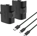 VENOM VS2883 Xbox Series S/X & One Black High Capacity Twin Battery Pack + 3m Kabel