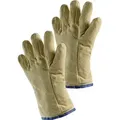 JUTEC H115B130 Hitzeschutzhandschuhe 5-Fingerhandschuh 10 gelb Aramidgewebe mit