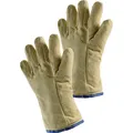Hitzeschutzhandschuhe 5-Fingerhandschuh 10 gelb Aramidgewebe m.Baumwollschlinge