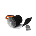 conecto Neopren Kabelschlauch mit Klettverschluss universell Kabelkanal Kabelmanagement Kabelorganizer Kabelführung schwarz/weiß, 0,5m