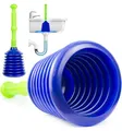 Luigi's großer Pömpel für Abfluss & WC - Pümpel Saugglocke zur Rohrreinigung - Abflussreiniger Pumpe Plunger - Abflusspumpe für Toilette Dusche Waschbecken - Toiletten Pömpel