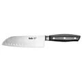 Fissler Santokumesser, Silber, Schwarz, Kunststoff, 30 cm, kratzfest, Kochen, Küchenmesser, Santokumesser
