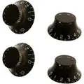 Gibson Top Hat Knobs Black 4 pc.