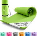 #DoYourFitness World Fitness Yogamatte Sharma rutschfest Einsteiger Fortgeschrittene Gelenkschonende Gymnastikmatte 183cm x 61cm Indoor/Outdoor