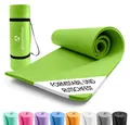 #DoYourFitness Yogamatte Gelenkschonende Gymnastikmatte, 183cm x 61cm [Indoor/Outdoor], rutschfeste dicke Gymnastikmatte Fitnessmatte Sport Trainings Matte