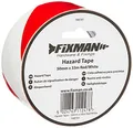 FIXMAN 188781 Absperrband 50 mm x 33 m, rot-weiß