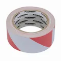 Absperrband rot-weiß, selbstklebend 50 mm x 33 m