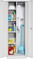 Putzmittelschrank 60x180 cm grau