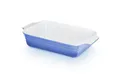 KHG Auflaufform groß 40 cm Hellblau für 4-6 Personen, Steingut, (1-St), Antihaft (mit Emaile glasiert)