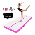 AirTrack Nordic Standard Airtrack Matte 3m - 8m mit Luftpumpe, Turnmatte Aufblasbar, Am Besten für Gymnastik, Yoga - Langlebig & Einfach zu Transportieren Matte Sport, Gymnastikmatte (5, rosa)