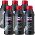 6x LIQUI MOLY 1524 Motorbike Fork Oil 15W Heavy Stoßdämpfer Öl Gabelöl 500ml
