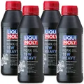 4x LIQUI MOLY 1524 Motorbike Fork Oil 15W Heavy Stoßdämpfer Öl Gabelöl 500ml