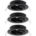 Paulmann - 92487 Ebl Choose Einbauring 3er Set 10 W Schwarz (matt)