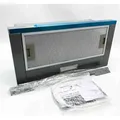 CIARRA CBCS6906D  A Flachschirmhaube Dunstabzugshaube 60cm 370m3/h mit CBCF002X2 Aktivkohlefilter Integrierte Einbau Flach Abluft Umluft Abzugshau... - Schwarz
