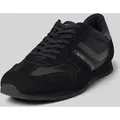 BOSS Orange Low Top Sneaker mit Label-Print Modell 'LEVON_RUNN_NYMI' in Black, Größe 41
