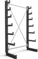 STIER Kragarmregal, einseitig, 1 Feld mit 6 abstiegenden Ebenen, BxHxT 1300x2000x500mm, Regalsystem mit 6 nach oben verjüngenden Kragarmen, Tragkraft pro Kragarm 200kg, Lagersystem mit stabiler