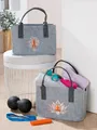 GILDE Shopper 2er Set Filztaschen Namaste mit Lebensbaum- und Lotusmotiv (2-tlg)