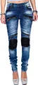 Cipo & Baxx Damen Jeans WD346 Blau W27/L34
