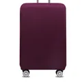 YianBestja Elastisch und Einfarbig Kofferhülle Koffer Abdeckung Schutzhülle Kofferschutzhülle Kofferbezug Luggage Gepäck Cover mit Band und Klettverschluss (Fuchsie, XL (29-32 Zoll))