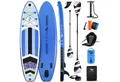 Aukai SUP-Board PRO 320cm, 2in1 Aufblasbares Stand up Paddle Set mit Kajak-Sitz, (Action-Cam-Halterung, Fußschlaufe, Pumpe, Rucksack, AquaBag), Komplettsett - 5 Jahre Garantie