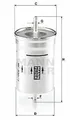 MANN-FILTER Wk 830/7 Kraftstoff Filter für Alfa Romeo, Audi, BMW, Chery ,