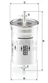 Kraftstofffilter Leitungsfilter WK 830/7 MANN-FILTER für AUDI FORD SEAT SKODA VW
