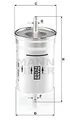 MANN-FILTER WK 830/7 - Kraftstofffilter