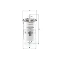 Kraftstofffilter MANN-FILTER WK 830/7 für FORD VAG CHERY