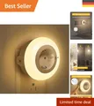 LED Nachtlicht Steckdose mit Touch-Sensor und Lichtsensor – Ideal für jede Nacht