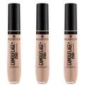 essence CAMOUFLAGE+ MATTE concealer, Nr. 150, Nude, langanhaltend, mattierend, abdeckend, matt, vegan, ölfrei, ohne Parabene, ohne Mikroplastikpartikel, 3er Pack (3x8ml)