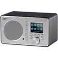 Ferguson Regent i200s Internetradio WLAN Radio mit Bluetooth, FM/DAB/DAB+ Radio UKW, Spotify Connect, Radiowecker, Equalizer, Farbdisplay, USB, AUX-IN - Grau