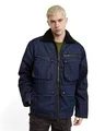 G-Star Herren Utility Sherpa Jacke, Blau (worn in deep frisian night D25180-4639-G831), L