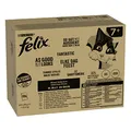 Felix So gut wie es aussieht Senior Katzenfutter nass in Gelee, Sorten-Mix, 120er Pack (120 x 85g)