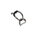 DKNY Armband Damen, aus Edelstahl, braun, Karabiner, 16,5cm lang