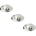Konstsmide - Erweiterungs 3er Set Mini Bodeneinbauspots Verchromt Mit Kappe Ø3,5cm Ip44, G4