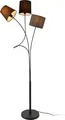 Stehleuchte 'Treviso' 146cm 3x E14 max. 40W Stehlampe Standleuchte Stand Lampe Metall 3-flammig [lux.pro]