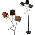 lux.pro Stehleuchte, Mehrfarbig, Metall, 24x146x24 cm, Lampen & Leuchten, Innenbeleuchtung, Stehlampen, Stehlampen
