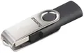 hama USB 2.0 Speicherstick 'Rotate', 8 GB, schwarz/silber