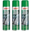 Sonax Polsterreiniger PolsterSchaumReiniger 3x 400ml für Polster Teppich Gewebe