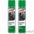 2x 400ml SONAX POLSTERSCHAUMREINIGER TEXTIL UND POLSTERREINIGER SITZE FUßMATTEN