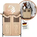 Hoofly Hobby Horse Stall - Praktisches Hobby Horse Zubehör mit Türen, Stauraum & Haken
